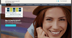 Desktop Screenshot of columbiacenterfordentistry.com